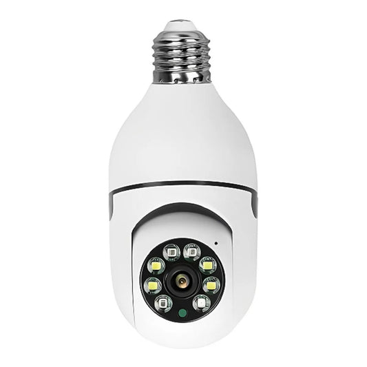 Cámara de Seguridad Bombillo WiFi 360° con Visión Nocturna